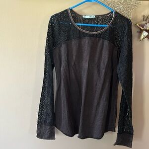 Cute black Long sleeve top